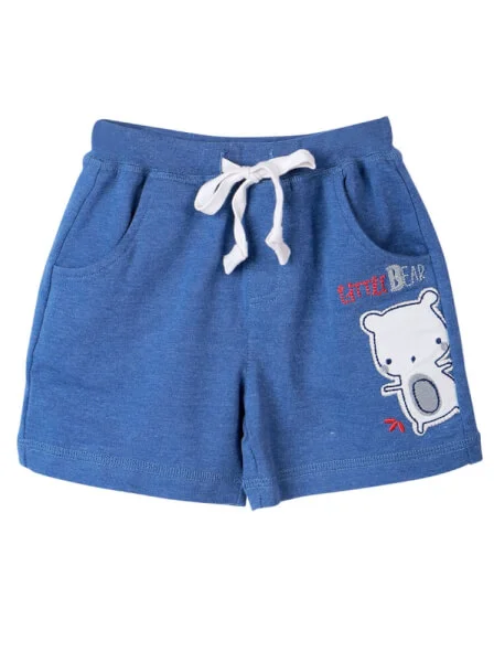 Quần thun bé trai ngắn CF B0320035 (9M,Xanh)