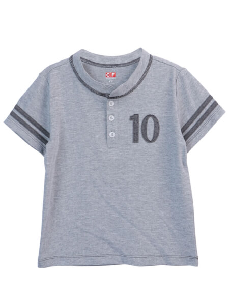 Áo Polo bé trai CF B0320017 (2Y,Xám)