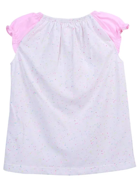 Áo thun bé gái tay ngắn CF G0320031 Trắng