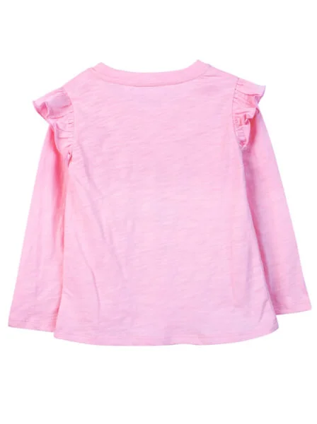 Áo thun bé gái tay dài CF G0420048 Hồng