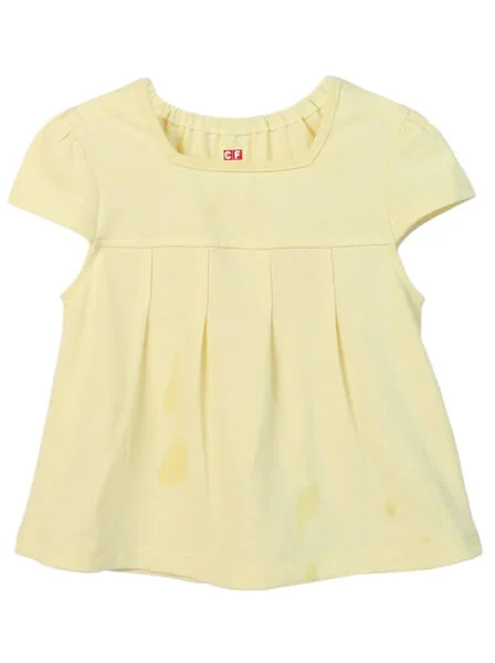 Áo thun bé gái tay ngắn CF G0320010 Vàng