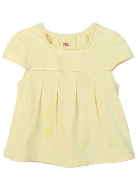 Áo thun bé gái tay ngắn CF G0320009 Vàng