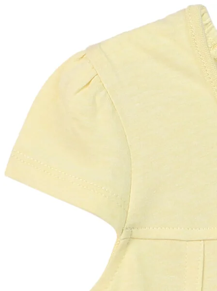 Áo thun bé gái tay ngắn CF G0320009 Vàng