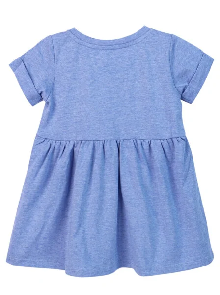 Đầm thun bé gái CF G0420049 (9M,Xanh)