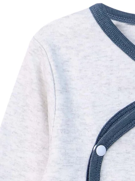 Body bé trai tam giác CF B0420035 (12M,Xám nhạt)