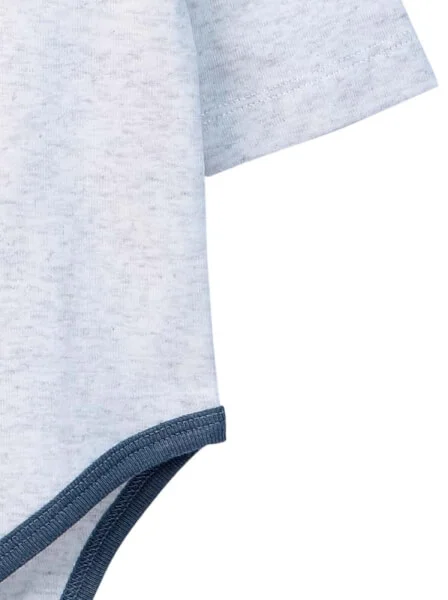 Body bé trai tam giác CF B0420035 (12M,Xám nhạt)