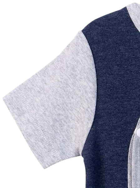 Body bé trai tam giác CF B0420034 (12M,Xanh)