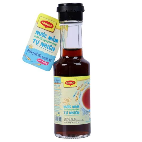 Maggi nước mắm làm từ nguyên liệu tự nhiên đậm đà vị Bắc