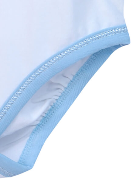 Body bé trai tam giác CF B0420026 (6M/9M/12M,Trắng)