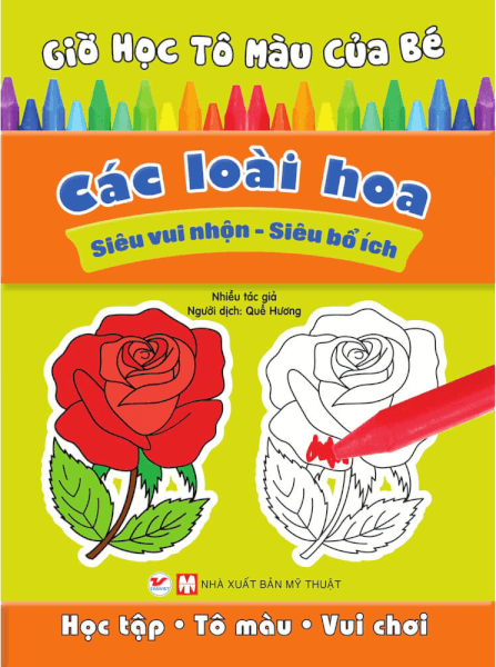 18_Giờ Học Tô Màu Của Bé - Các Loài Hoa