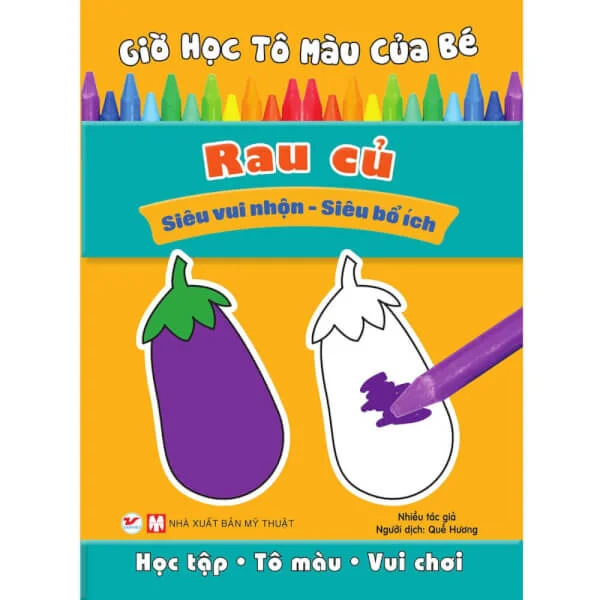 18_Giờ Học Tô Màu Của Bé - Rau Củ