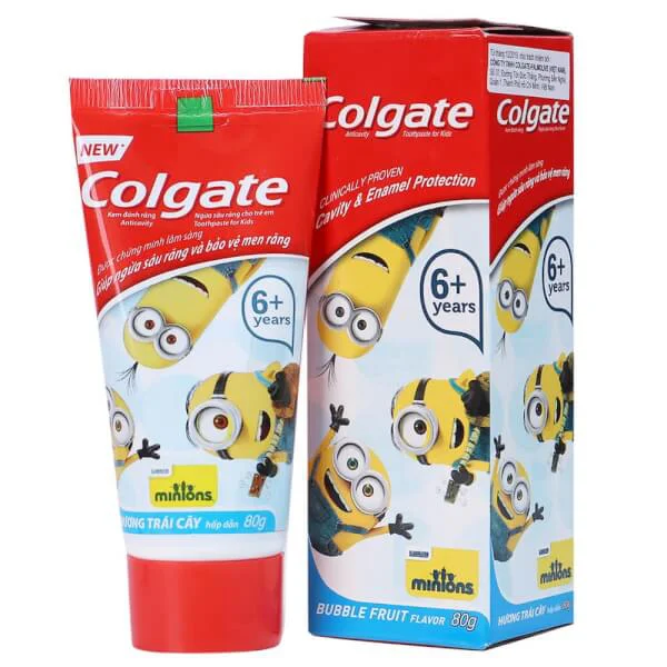 Kem đánh răng Minion Colgate 80g bé từ 6 tuổi