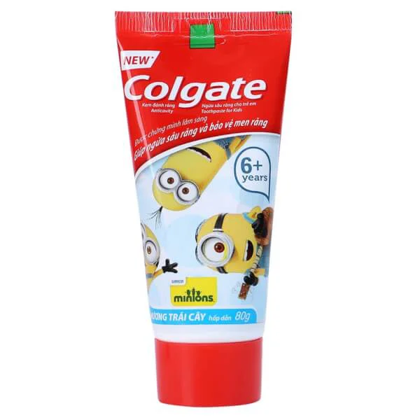 Kem đánh răng Minion Colgate 80g bé từ 6 tuổi