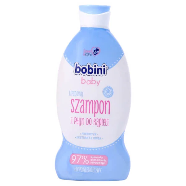 Dầu gội và sữa tắm dưỡng da cho trẻ Sơ sinh từ 1 tháng tuổi và Em bé Bobini 330ml