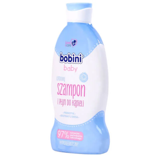 Dầu gội và sữa tắm dưỡng da cho trẻ Sơ sinh từ 1 tháng tuổi và Em bé Bobini 330ml