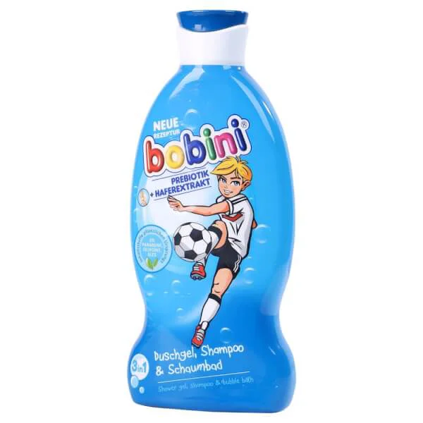 Sữa tắm và gội dành cho trẻ em 3&1 Cầu thủ bóng đá Bobini 330ml