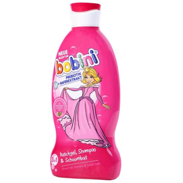 Sữa tắm và gội dành cho trẻ em  3&1 Công chúa nhỏ Bobini 330ml