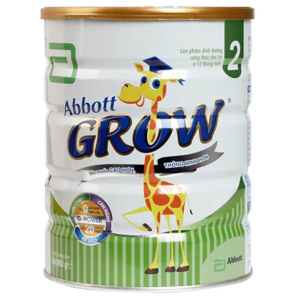 Combo 3 lon Sữa Abbott Grow 2 900g (6-12 tháng)