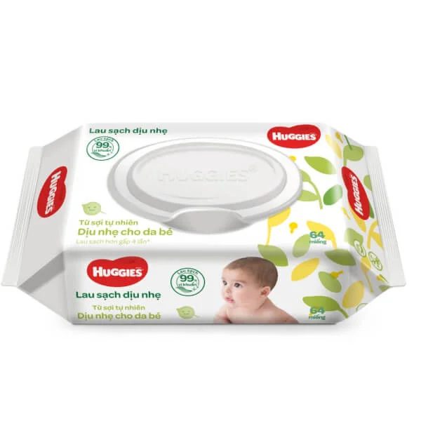 Khăn ướt Huggies 64 miếng