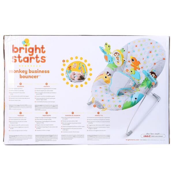 Nôi rung tự động chú khỉ nghịch ngợm BRIGHT STARTS (11188)