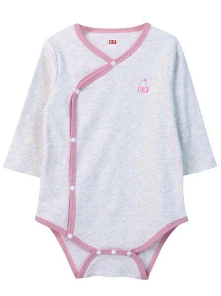 Body bé gái tam giác CF G0420043 (12M,Xám nhạt)