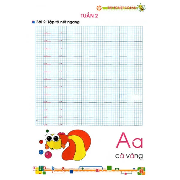 Bé vào lớp 1 - Bé tập tô nét cơ bản (4-5t) B8