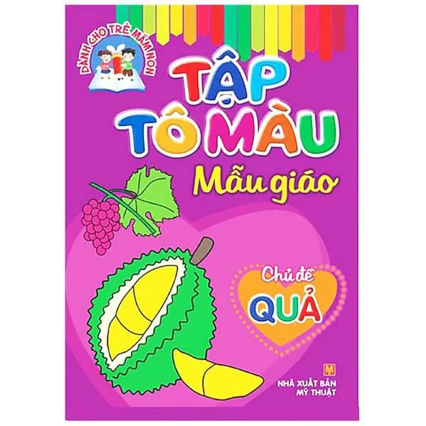 Tập tô màu mẫu giáo - Chủ đề Quả B7.5