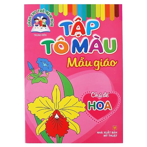 Tập tô màu mẫu giáo - Chủ đề Hoa B7.5