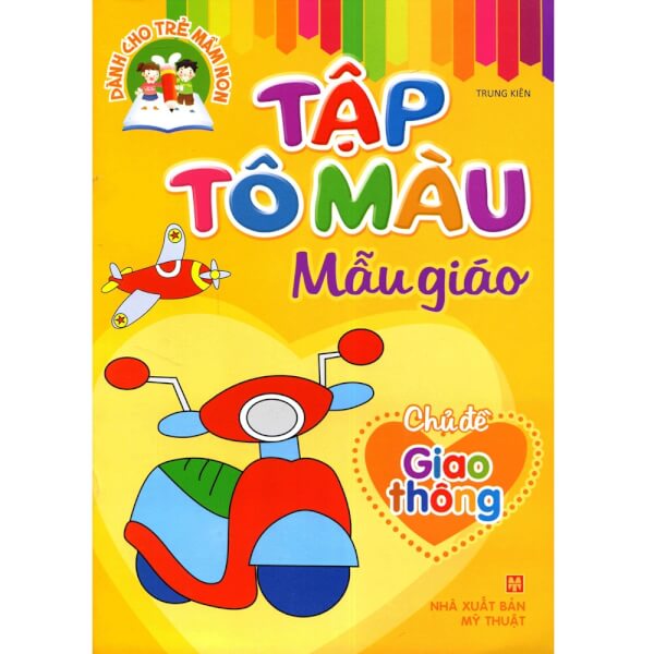 Tập tô màu mẫu giáo - Chủ đề Giao thông B7.5