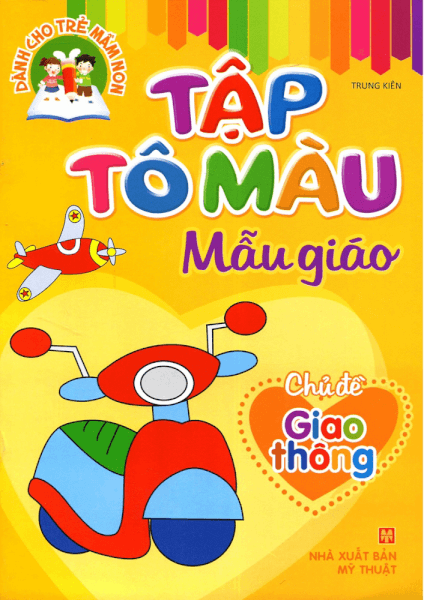 Tập tô màu mẫu giáo - Chủ đề Giao thông B7.5
