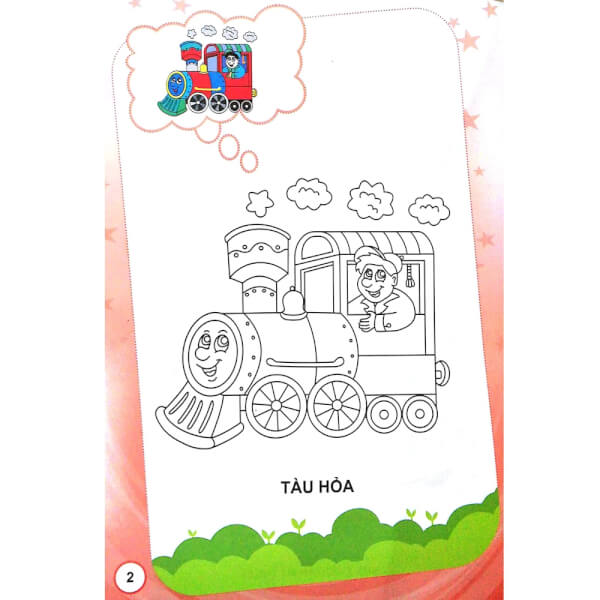 Bé tập tô màu - Phương tiện giao thông B10