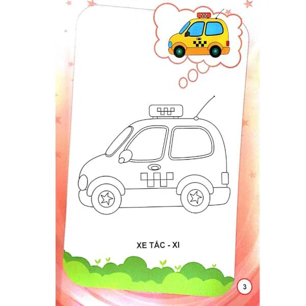 Bé tập tô màu - Phương tiện giao thông B10