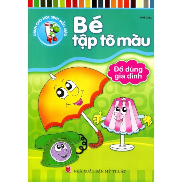 Bé tập tô màu - Đồ dùng gia đình B10