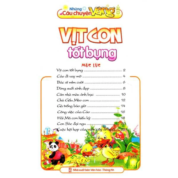 Những câu chuyện vàng - Vịt con tốt bụng B15