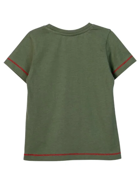 Áo thun bé trai tay ngắn CF B0520013 Xanh