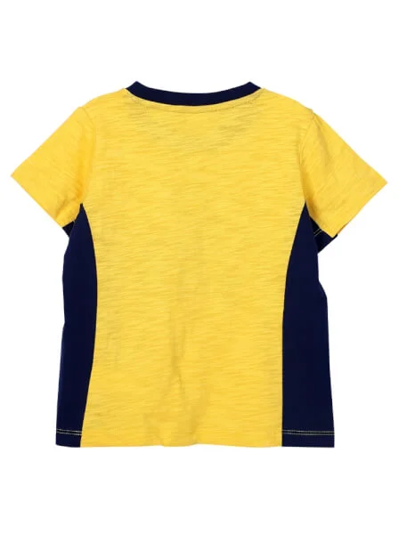 Bộ thun bé trai ngắn CF B0420038 Vàng