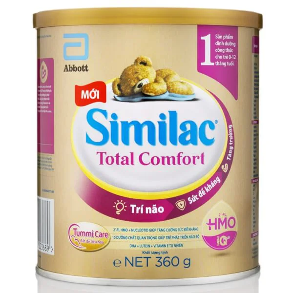 Combo 2 lon Sữa Similac Total Comfort 1 (HMO) 360g (0-12 tháng)