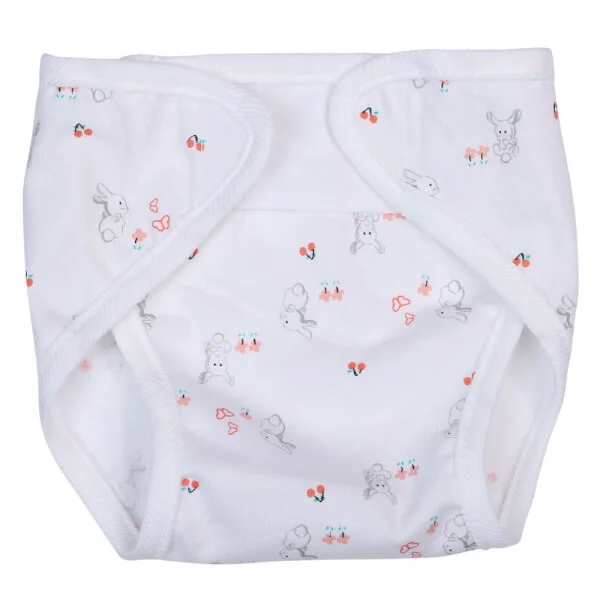 Tã vải sơ sinh dán 5 cái CF I129016 (cỡ 1/2/3,Trắng)