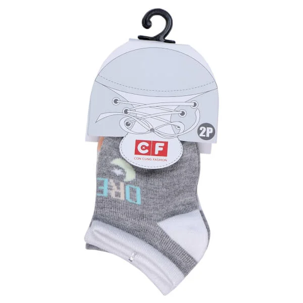 Cặp 2 đôi vớ bé trai Bamboo CF I0120019 (6-12M,Nhiều màu)