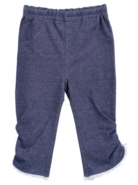 Quần thun bé gái dài CF G0420041 (2Y,Xanh)