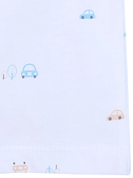 Cặp áo sơ sinh cài giữa tay ngắn CF I0420009 (Xanh dương)