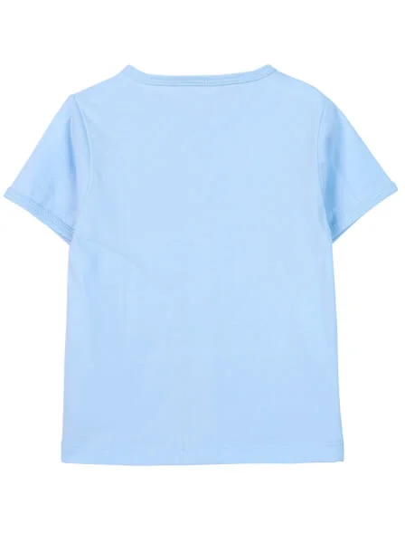 Cặp áo sơ sinh cài giữa tay ngắn CF I0420009 (Xanh dương)