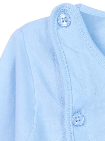 Cặp áo sơ sinh cài chéo tay dài CF I0420009 (Xanh dương)