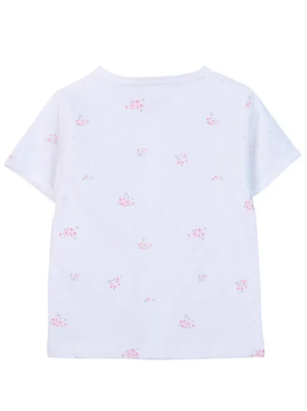 Cặp áo sơ sinh cài giữa tay ngắn CF I0420006 (Hồng)