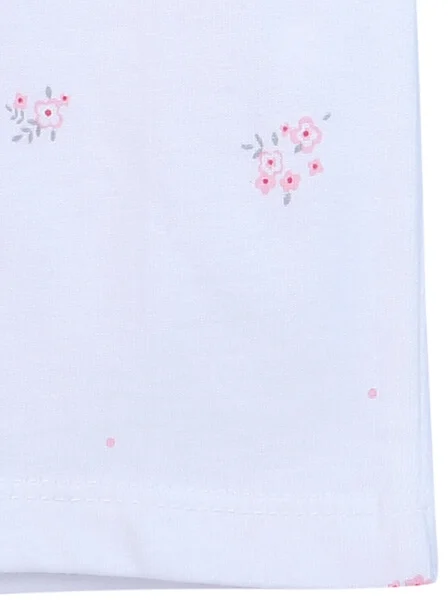 Cặp áo sơ sinh cài giữa tay ngắn CF I0420006 (Hồng)