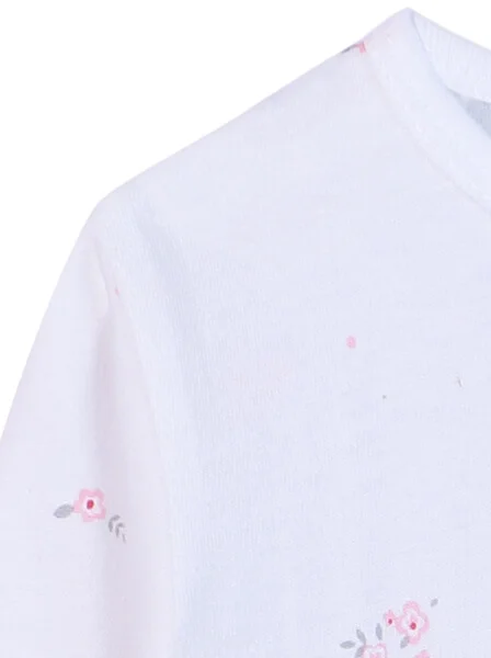 Cặp áo sơ sinh cài giữa tay dài CF I0420006 (Hồng)