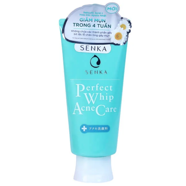Sữa rửa mặt Dành cho Da Mụn Senka Perfect Whip Acne Care 100g