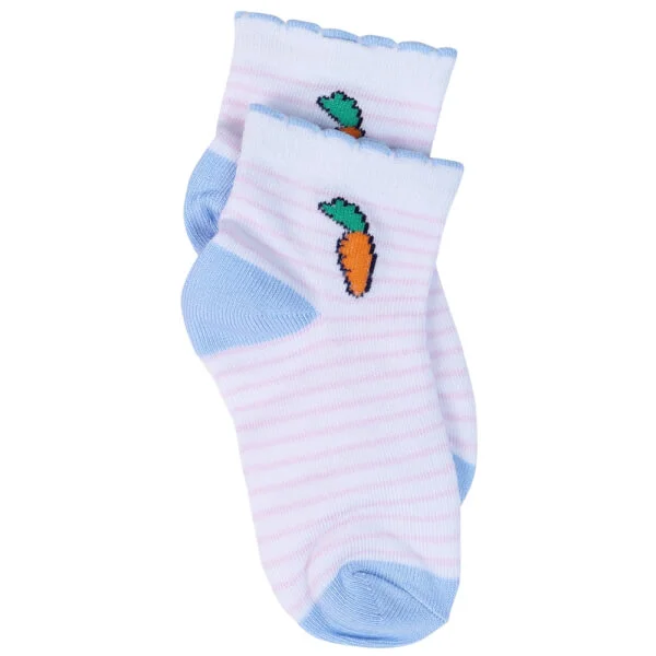 Cặp 2 đôi vớ bé gái Bamboo CF I0120032 (3-4Y,Nhiều màu)