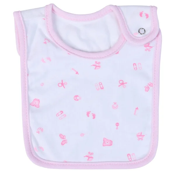 Yếm sơ sinh cài nút 2 cái CF I129017 (1,Hồng)