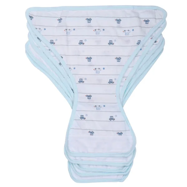 Tã vải sơ sinh dán 5 cái CF I129016 (cỡ 1/2/3,Xanh)